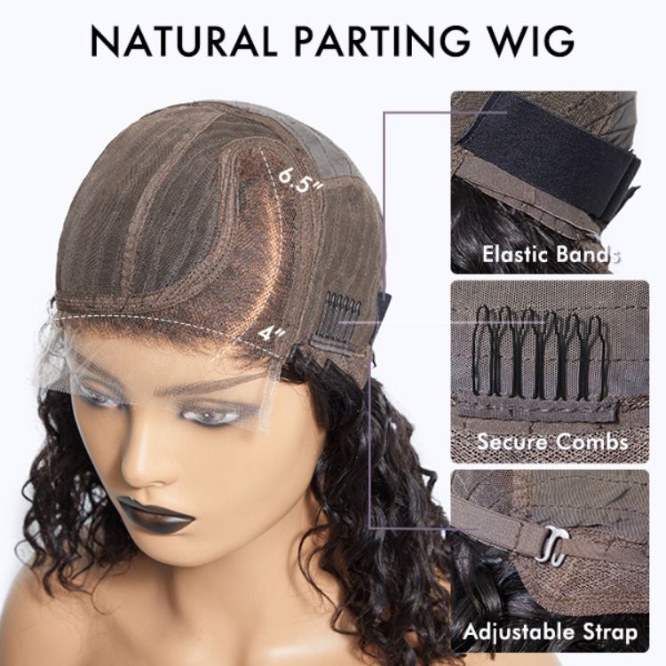 Easy-curly Light Weight Left C Part Glueless Minimalist HD Lace Wig Beginner Friendly