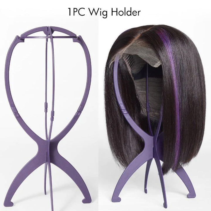 Put On & Go Blunt Cut Straight Bob Minimalist HD Lace Glueless C Part Wig