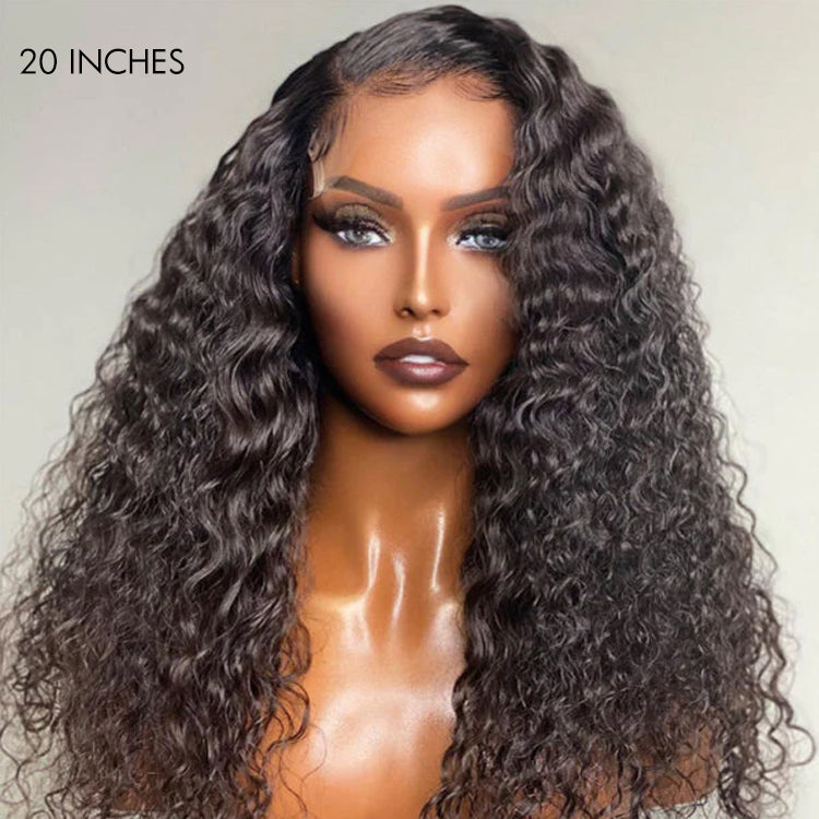 Luvme Hair 180% Density | Magical Wet And Wavy Mid Part Glueless 5x5 Closure HD Lace Wig Breathable Cap