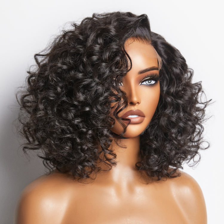 Luvme Hair Mature Bouncy Left C Part Loose Wave Glueless Minimalist HD Lace Wig Ready to Go