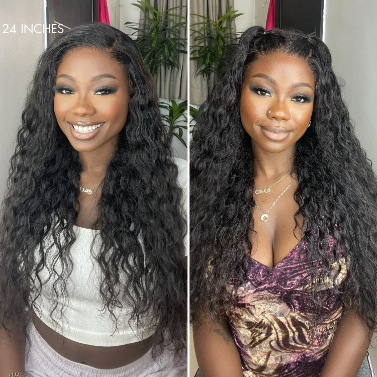 Luvme Hair PartingMax Glueless Wig Water Wave 7x6 Closure HD Lace 100% Human Hair Wig Ready to Go