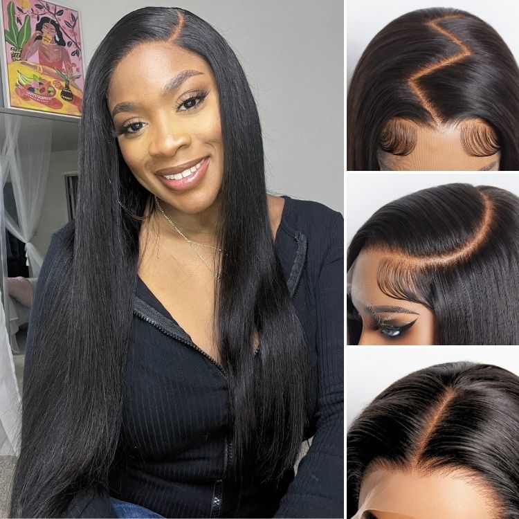 Luvme Hair PartingMax Glueless Wig Ready to Go Silky Straight 7x6 Closure HD Lace Pre Plucked & Bleached Breathable Cap