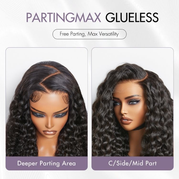 Luvme Hair PartingMax Glueless Wig Water Wave 7x6 Closure HD Lace 100% Human Hair Wig Ready to Go