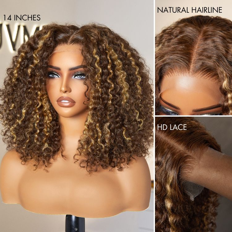 Go Natural Ease | Soft Kinky Curly Glueless 5x5 Closure HD Lace Wig Ready to Go