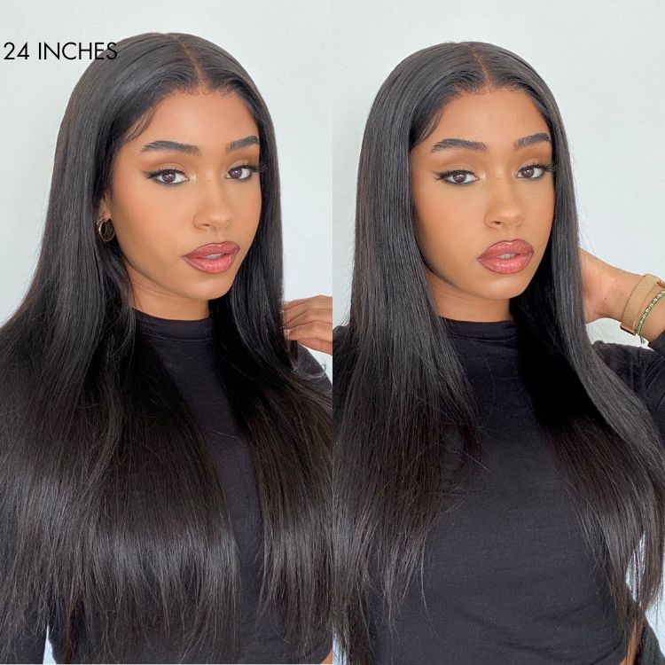 Luvme Hair PartingMax Glueless Wig Ready to Go Silky Straight 7x6 Closure HD Lace Pre Plucked & Bleached Breathable Cap