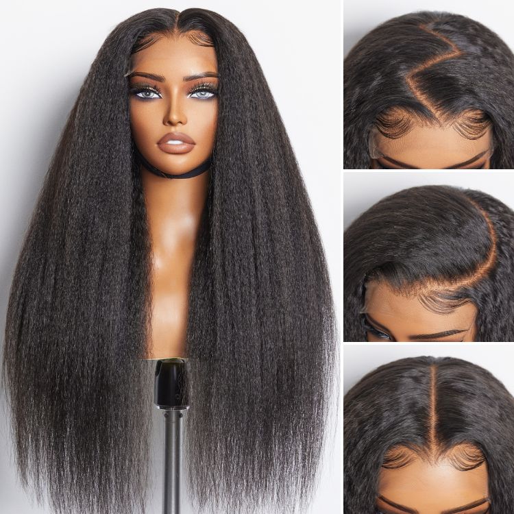 Luvme Hair PartingMax Glueless Wig Ready to Go Silky Straight 7x6 Closure HD Lace Pre Plucked & Bleached Breathable Cap