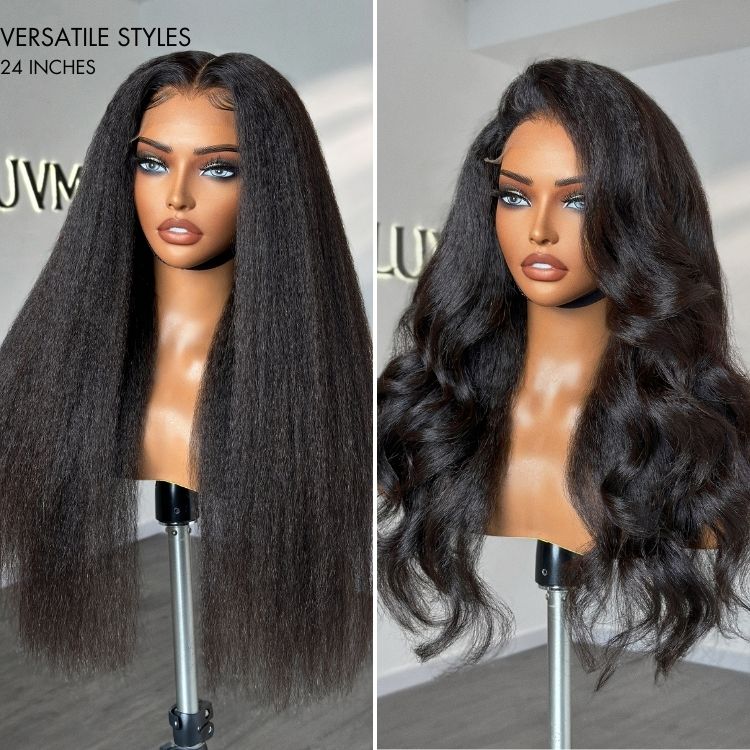 Luvme Hair PartingMax Glueless Wig Ready to Go Silky Straight 7x6 Closure HD Lace Pre Plucked & Bleached Breathable Cap