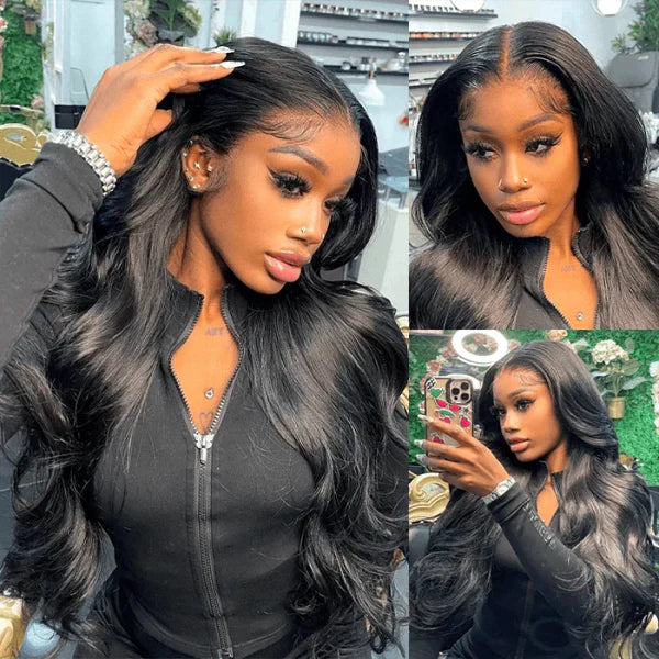 Lace Front Wig HD Lace Frontal Wig Unprocessed Glueless Human Hair Wigs