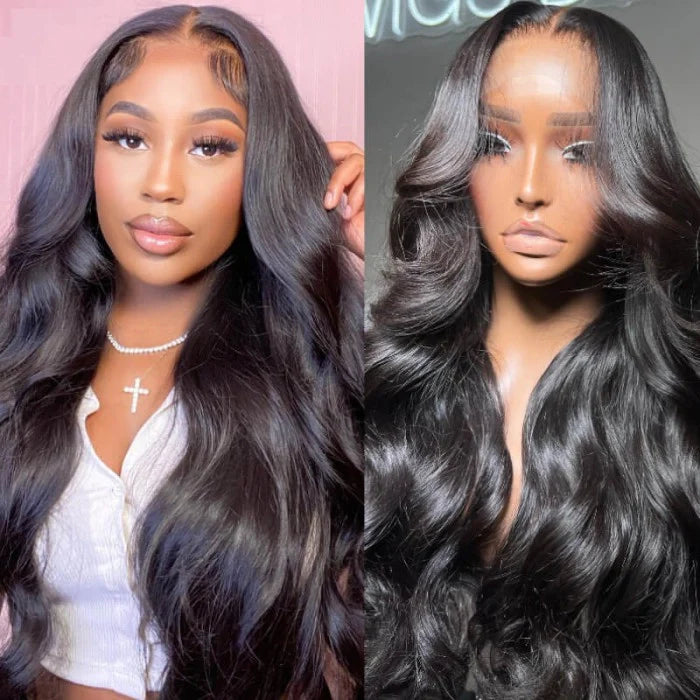 Bundles of Roses Overnight Shipping 13x4 Lace Frontal Wig Brazilian Body Wave Lace Front Human Hair Wigs