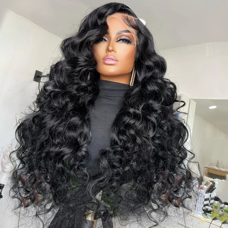 Bundles of Roses Wave Wig HD Lace Front Wigs 13x4 Lace Frontal Wig Glueless Human Hair Wigs