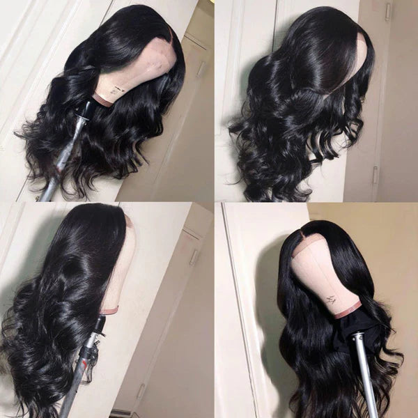 Bundles of Roses Overnight Shipping 13x4 Lace Frontal Wig Brazilian Body Wave Lace Front Human Hair Wigs